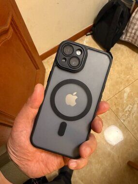 Matte Black Magnetic Frosted iPhone Case